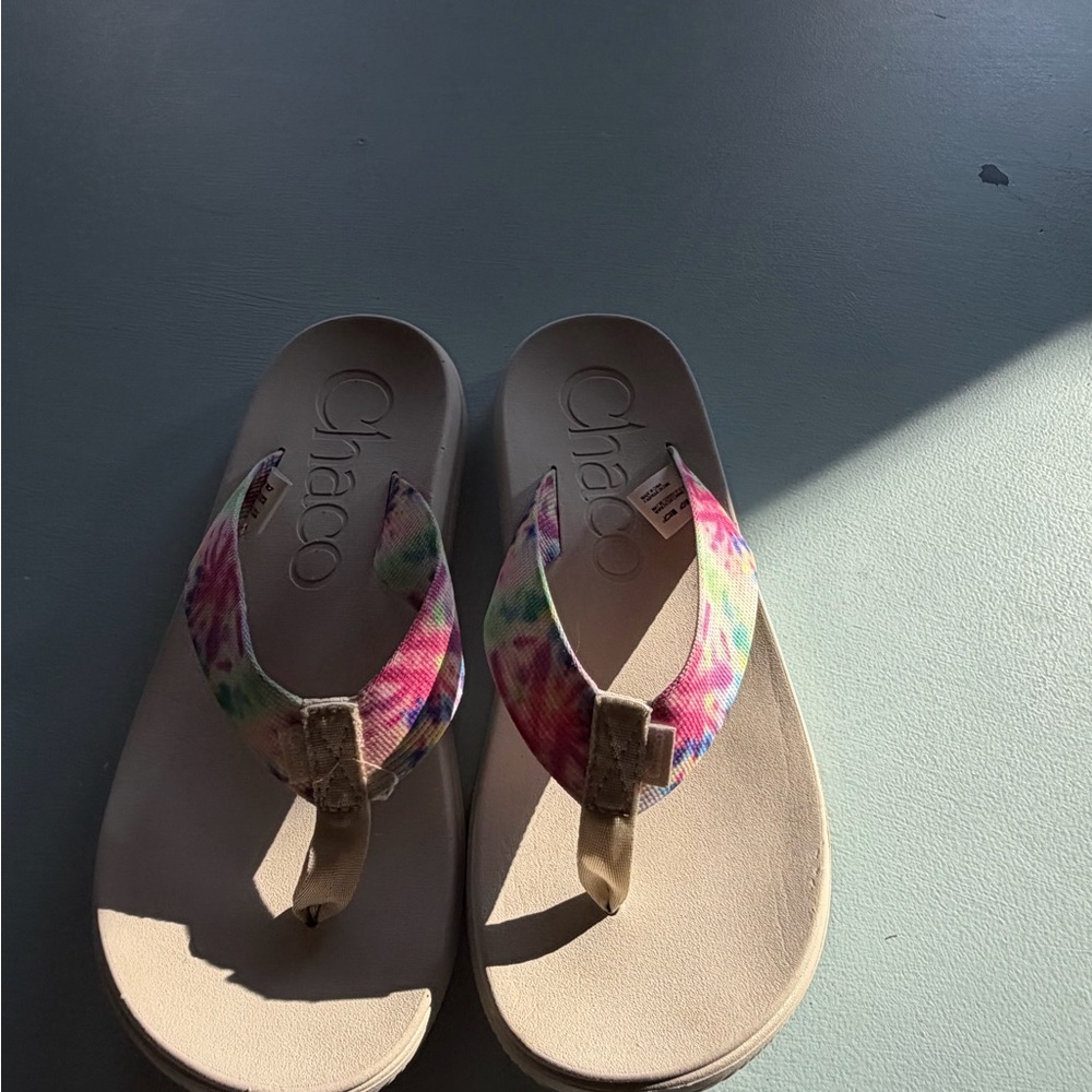 Chaco Multicolor Sandals with Beige Sole